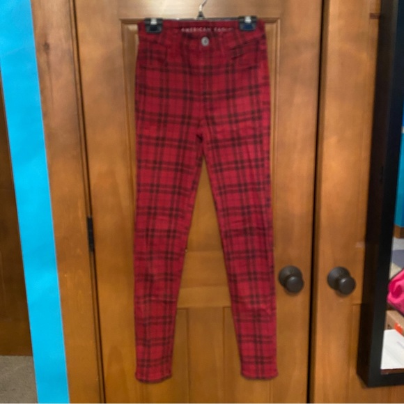 American Eagle Plaid Jegging - Picture 2 of 6